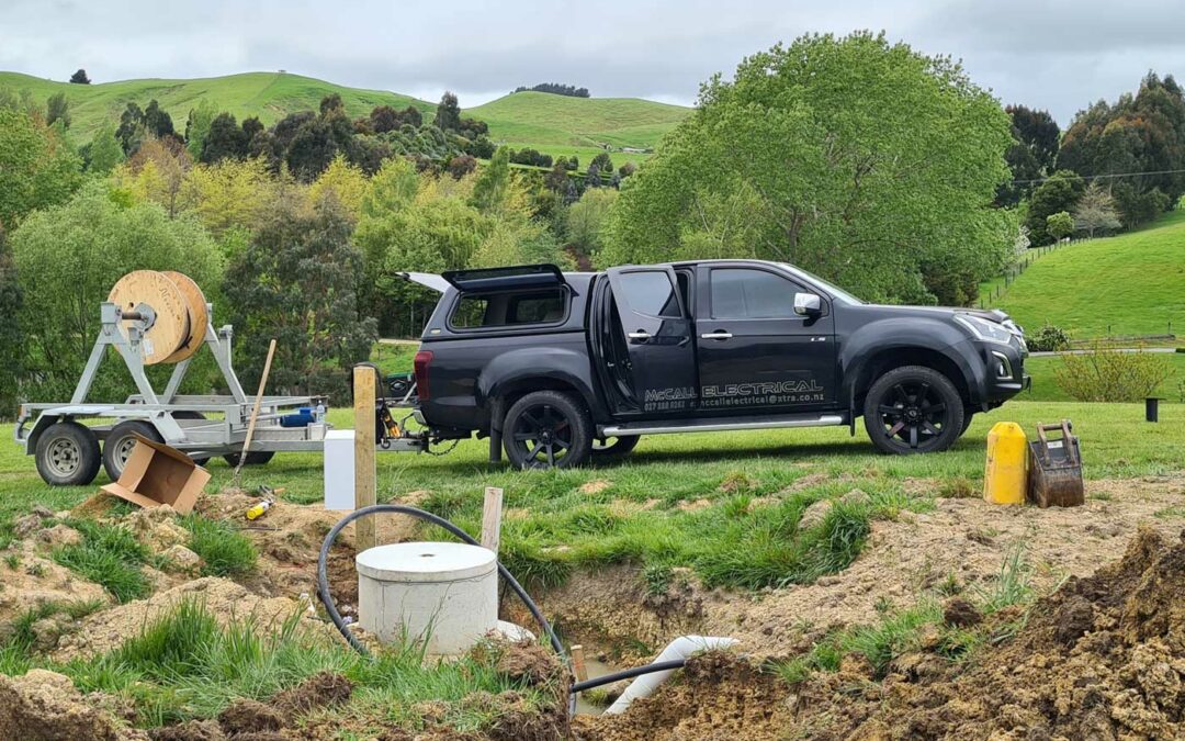 Installing electrical cable wairarapa McCall electrician wairarapa